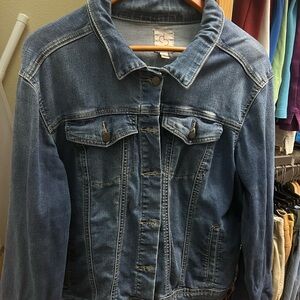 DressBarn Classic Blue Jean Jacket